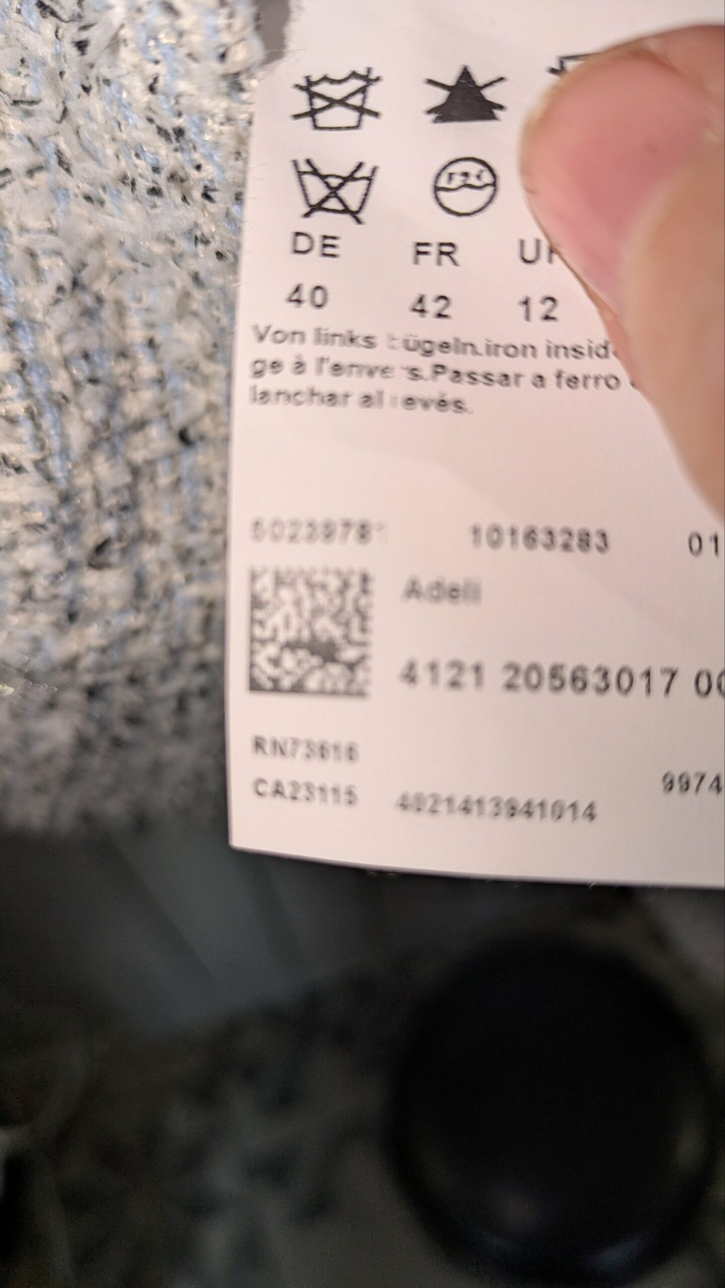 veste en tweed HUGO BOSS taille 40/42 – Image 6