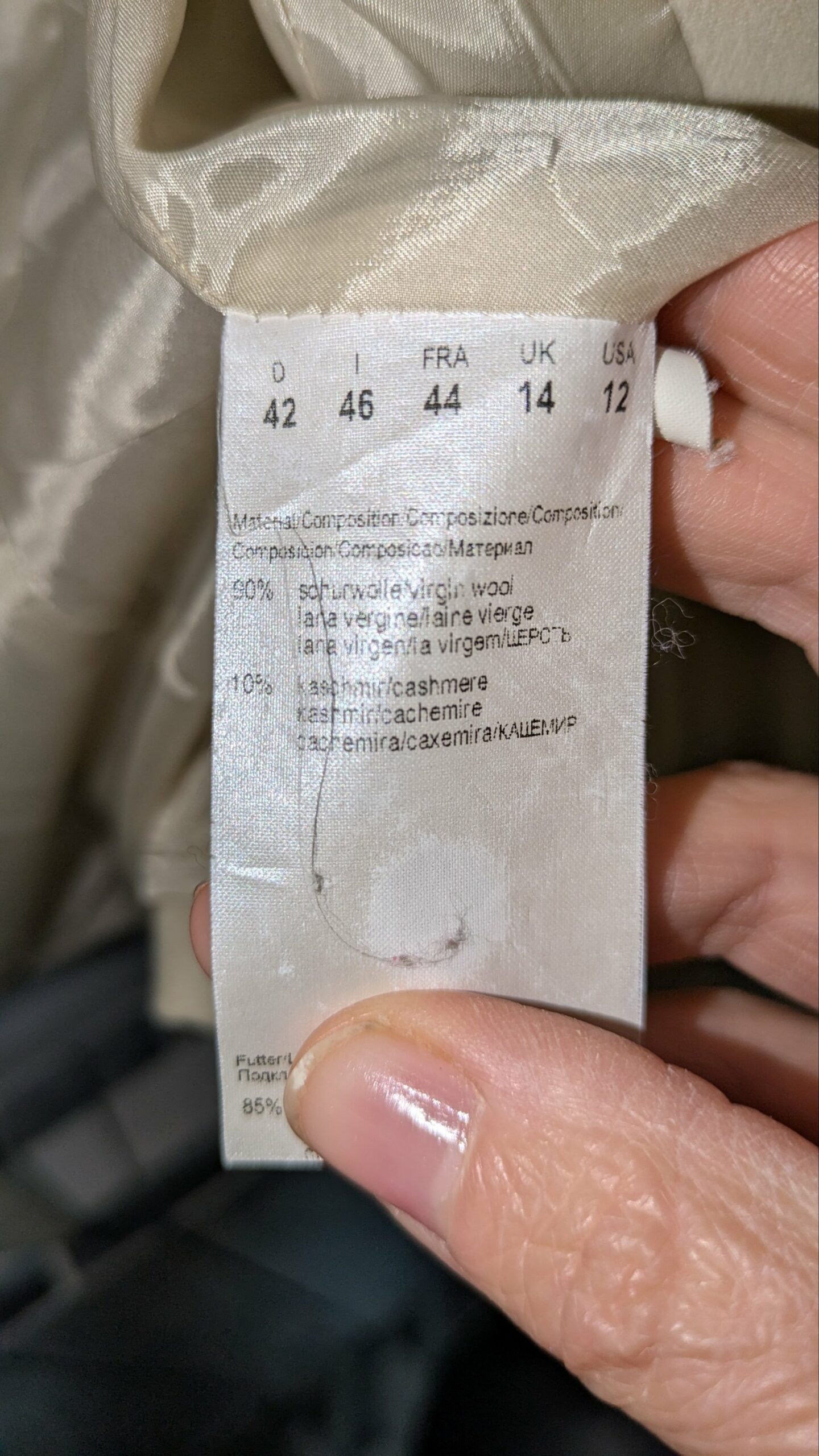 veste ivoire HUGO BOSS taille 40 – Image 5