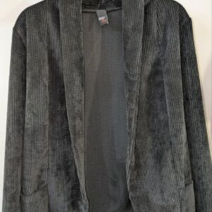 veste noire en velours taille M