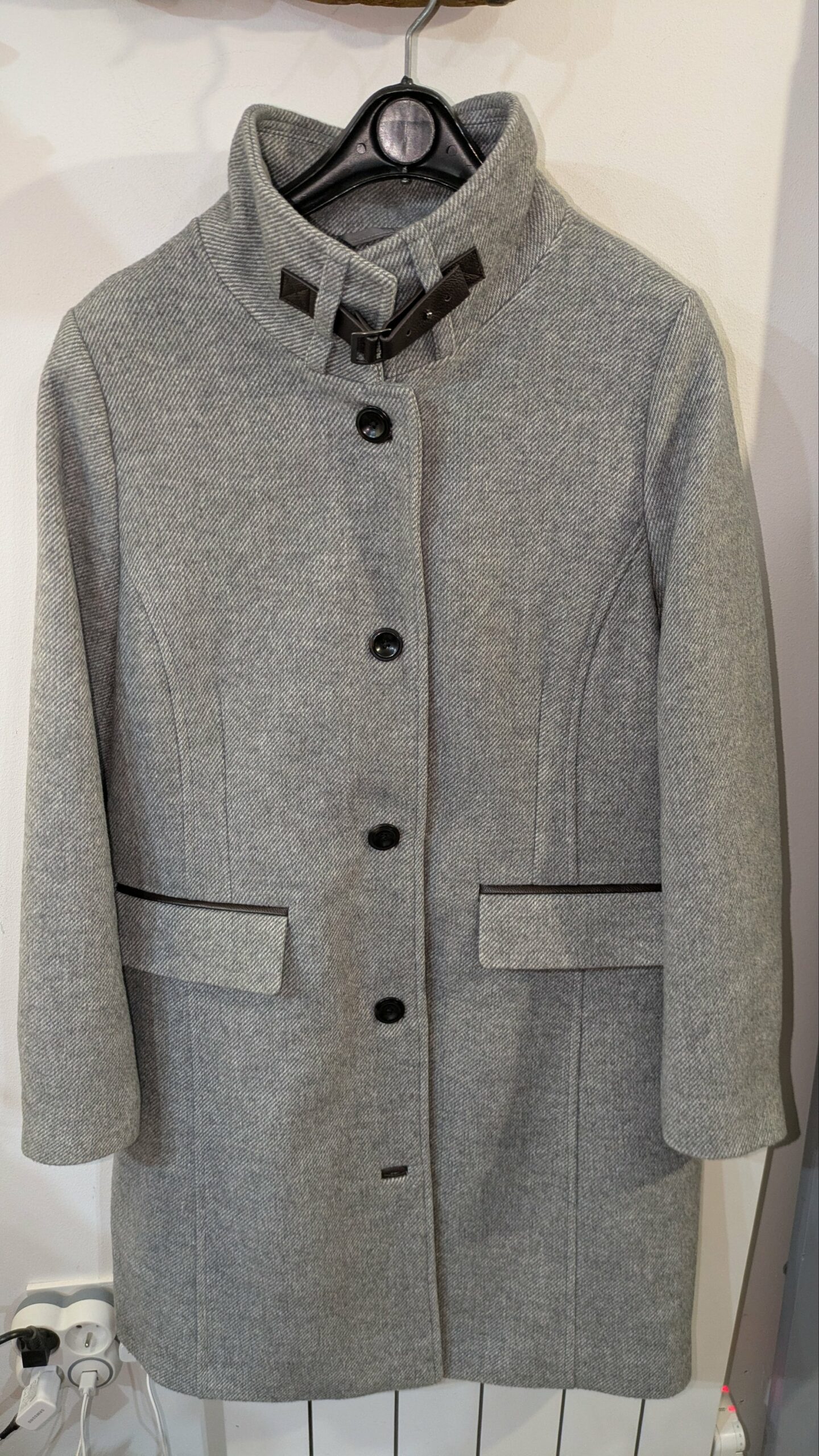 manteau 3/4 gris ANNE WEYBURN taille 42 – Image 6