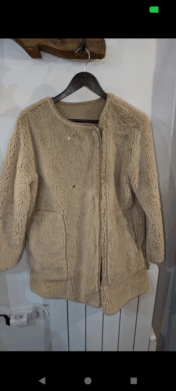 veste fausse fourrure PULL & BEAR taille M – Image 9