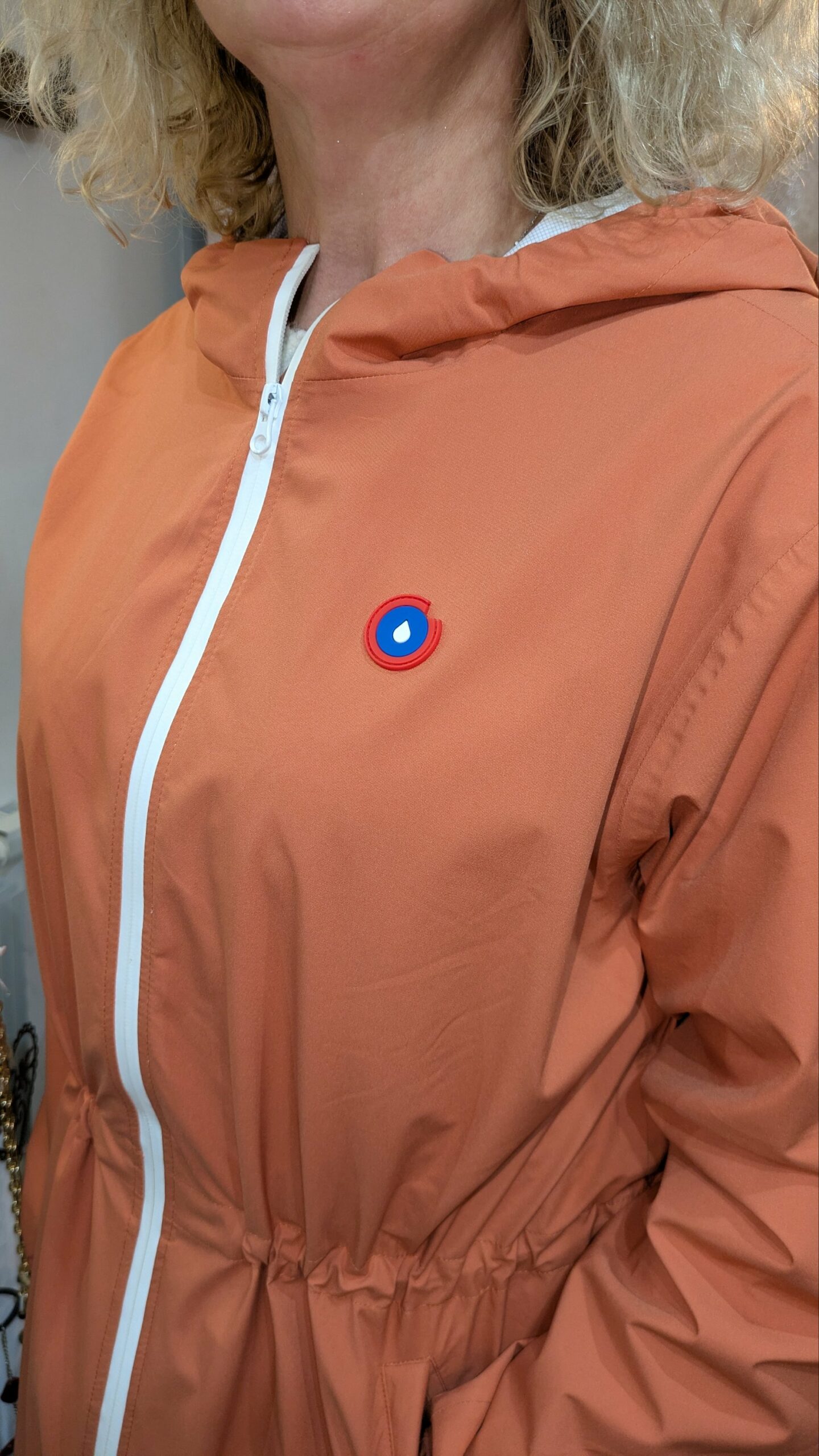 veste imperméable terracotta FLOTTE taille L – Image 7