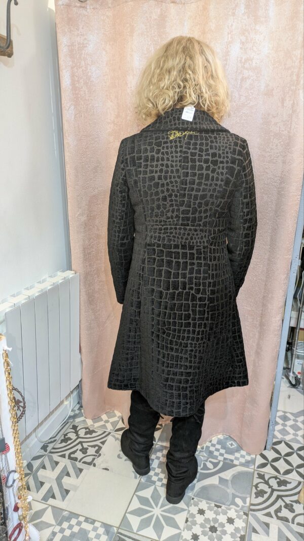 manteau noir DESIGUAL taille 38 – Image 6