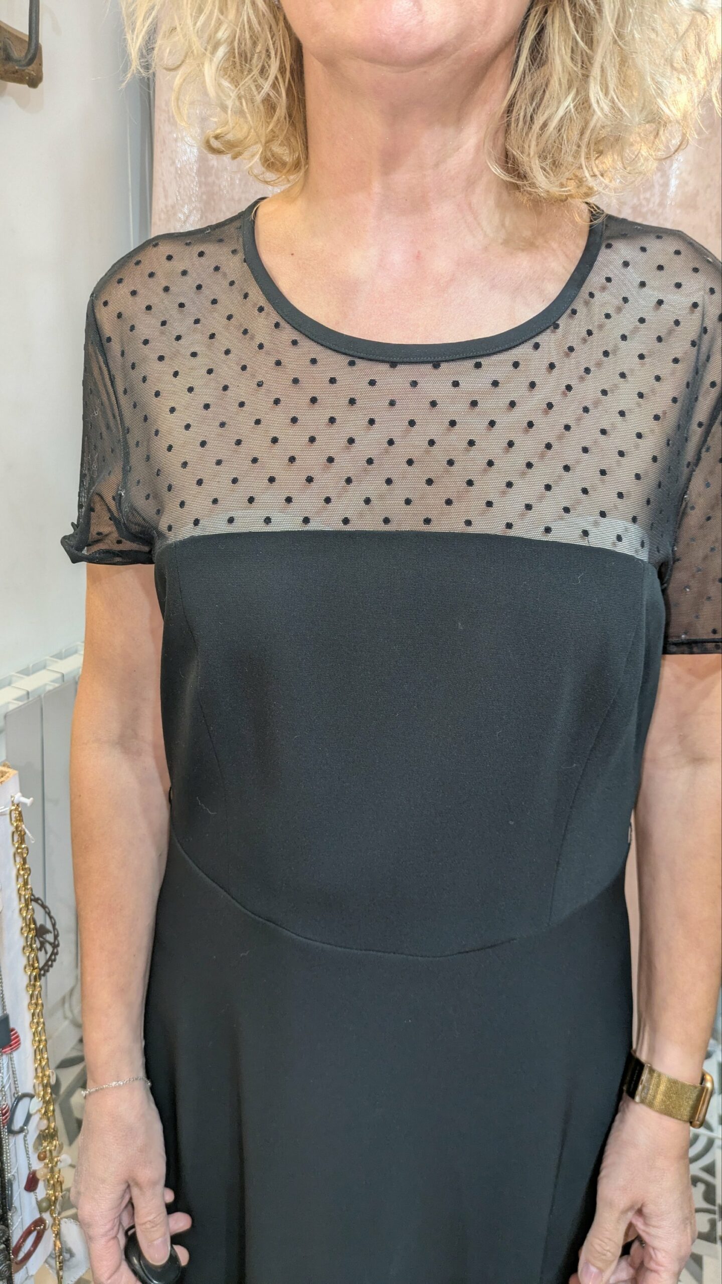 robe noire 1.2.3 taille 44