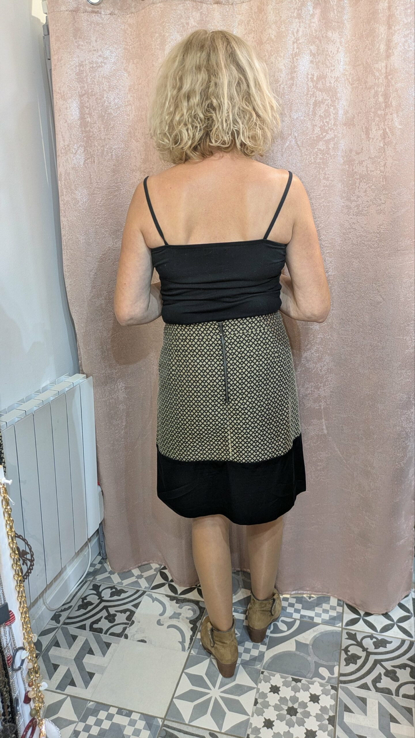 tailleur 1.2.3 beige et marron taille 46 – Image 12