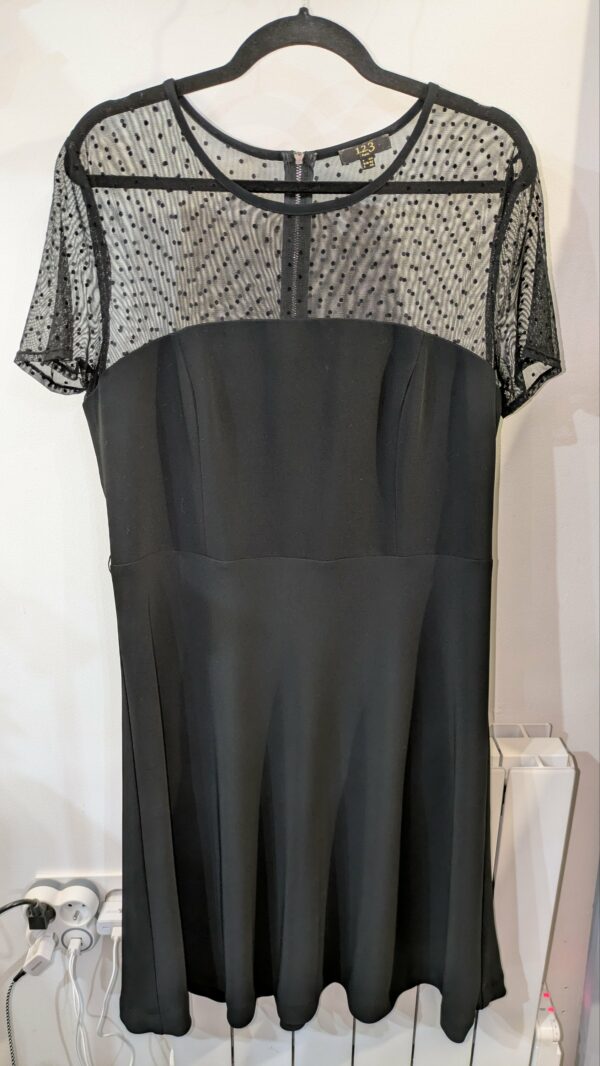 robe noire 1.2.3 taille 44 – Image 2