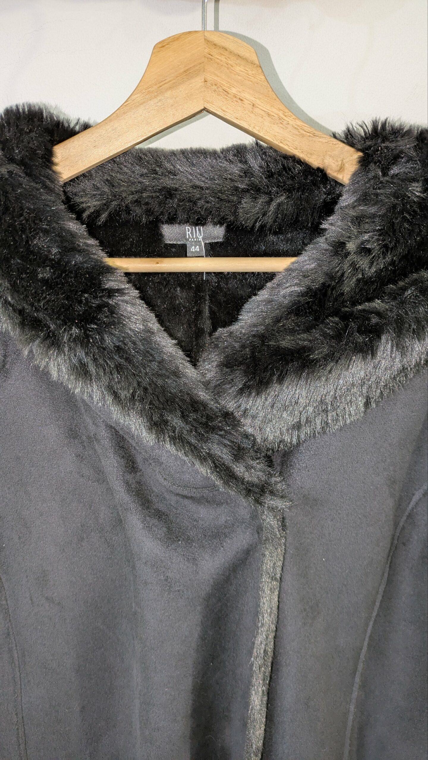 manteau fausse fourrure taille 44 JACQUELINE RIU – Image 7