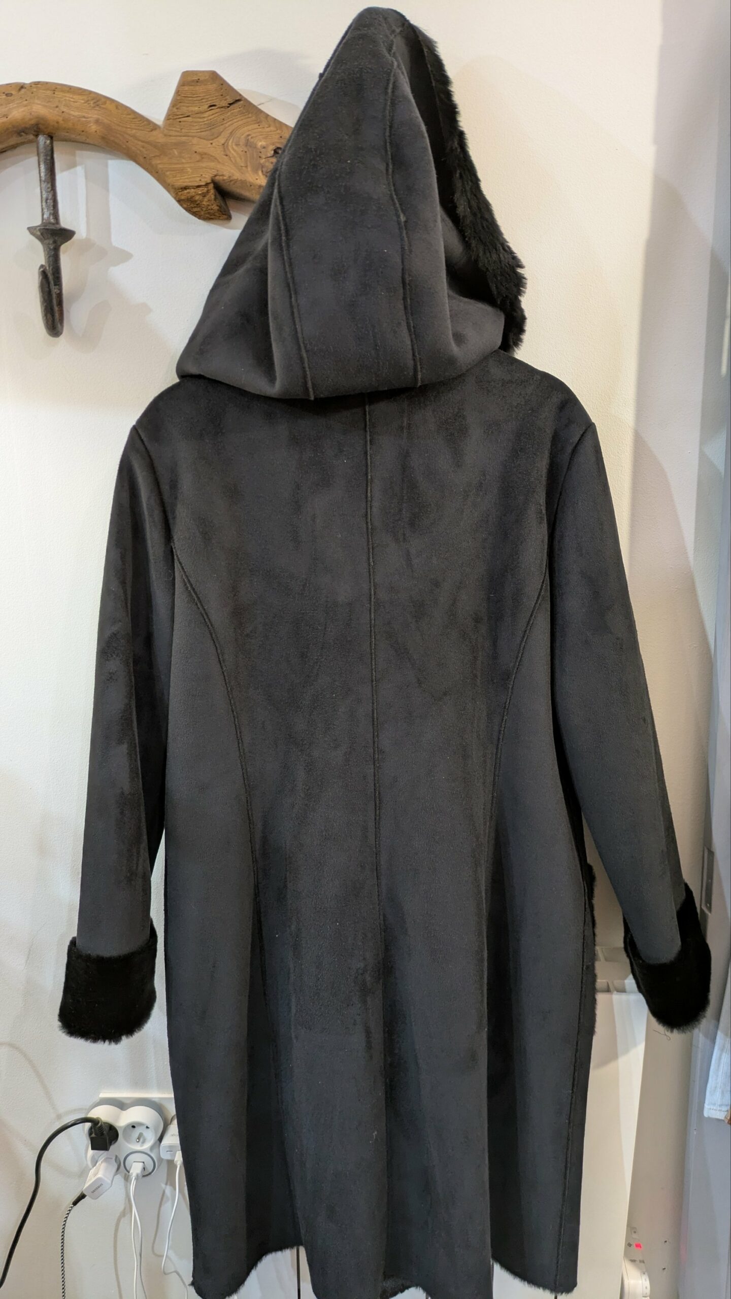 manteau fausse fourrure taille 44 JACQUELINE RIU – Image 8