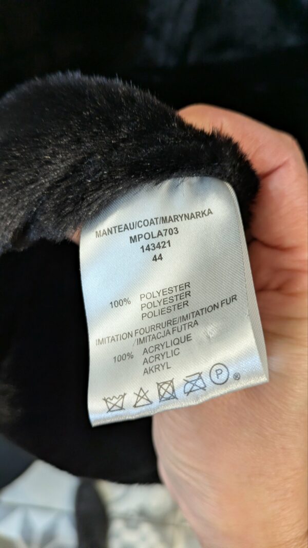manteau fausse fourrure taille 44 JACQUELINE RIU – Image 9