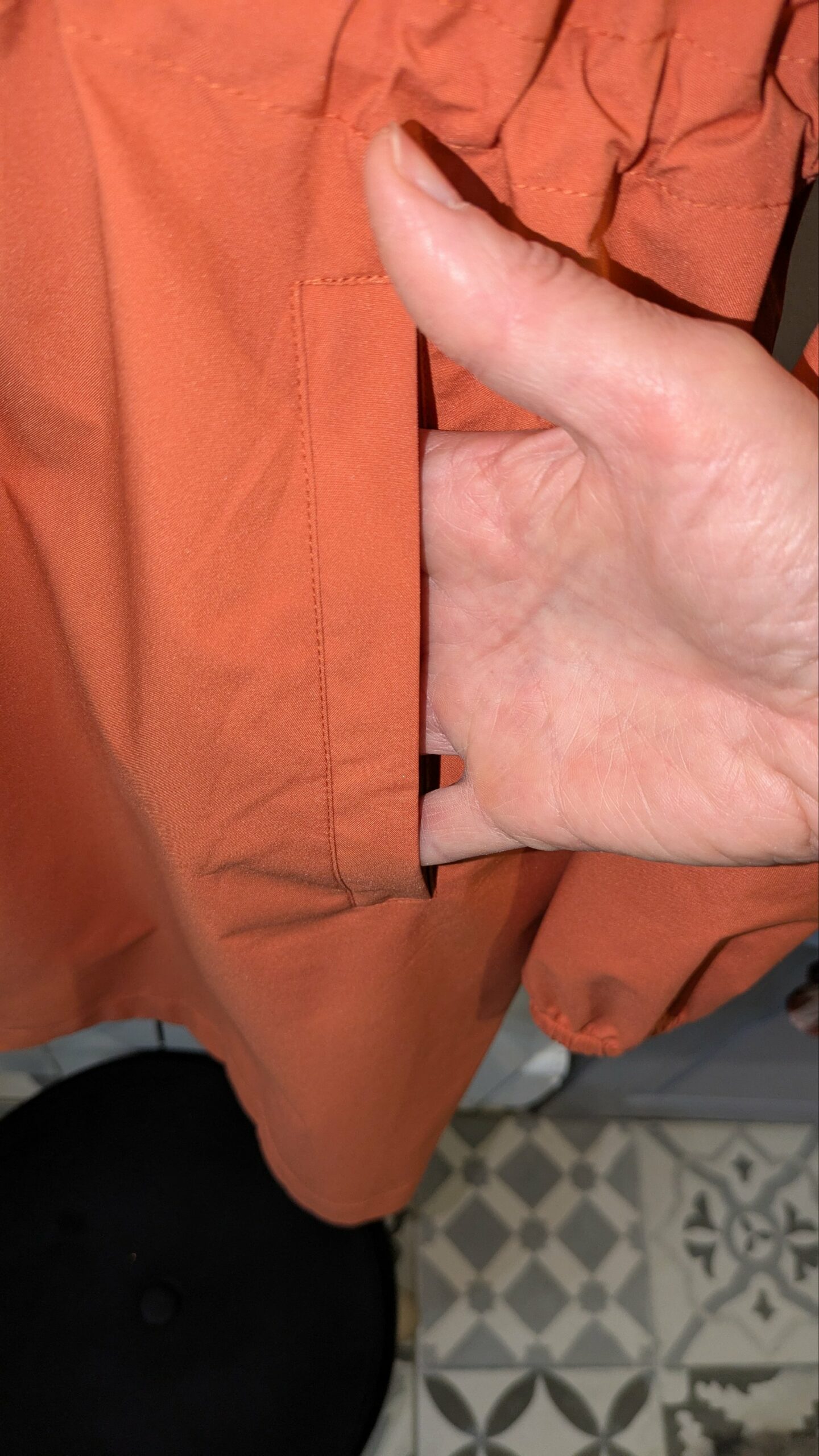 veste imperméable terracotta FLOTTE taille L – Image 10
