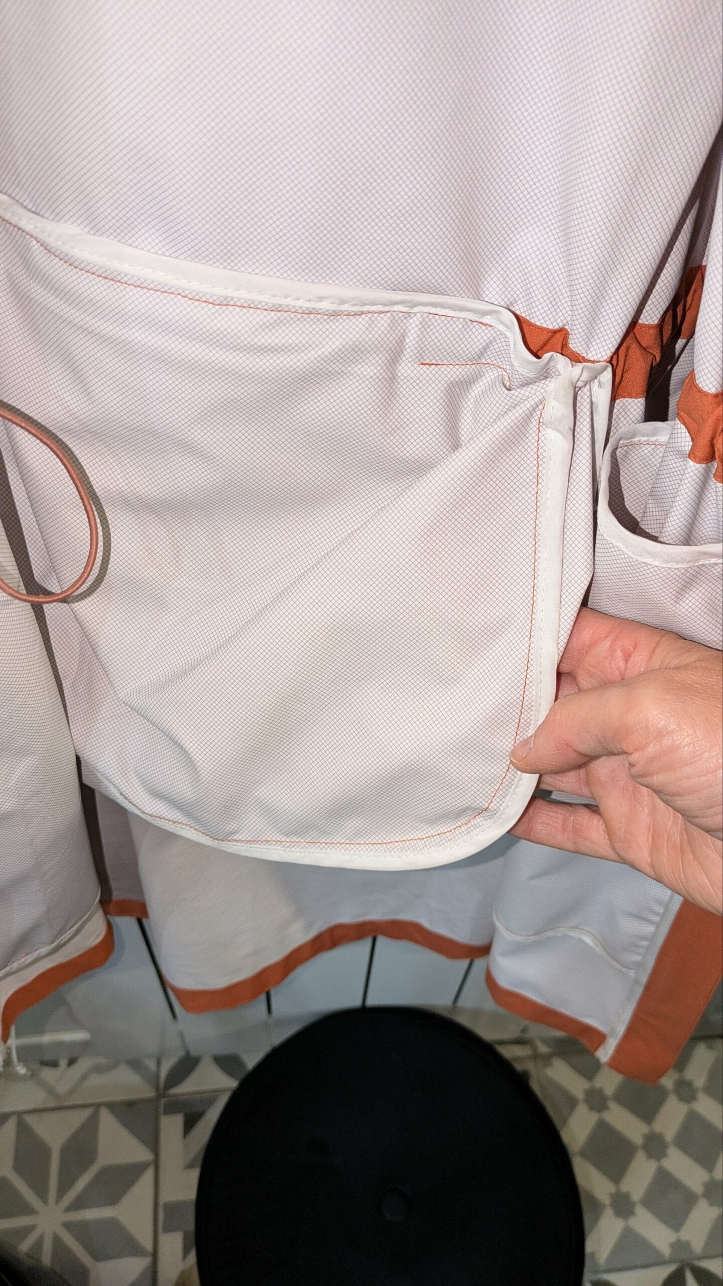 veste imperméable terracotta FLOTTE taille L – Image 5