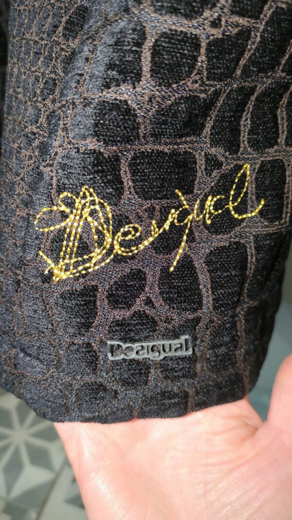 manteau noir DESIGUAL taille 38 – Image 8