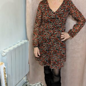 robe fleurie ONLY taille XS