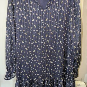 robe marine fleurie LOLALIZA taille 36