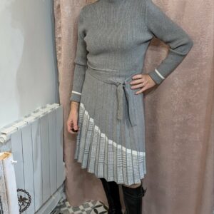 robe grise René DERHY taille 40