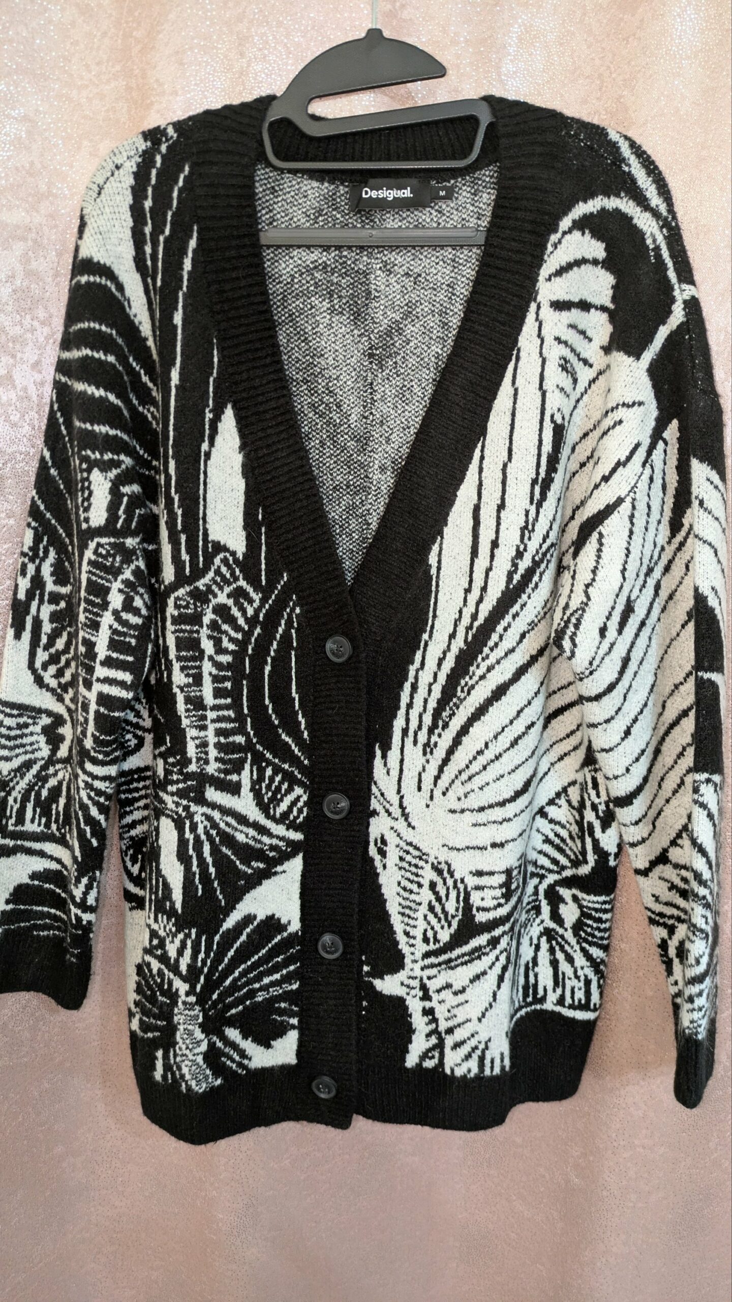 gilet noir et blanc Desigual taille 40