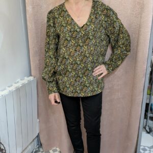 blouse imprimé floral C' EST BEAU LA VIE taille 46