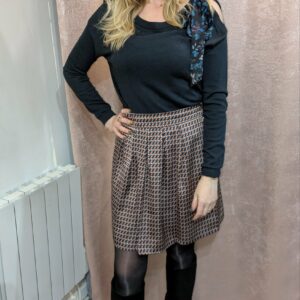 jupe motif géométrique MOLLY BRACKEN taille 38