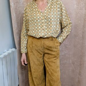 pantalon velours marron taille 38