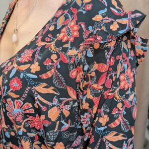 blouse fleurie taille 48