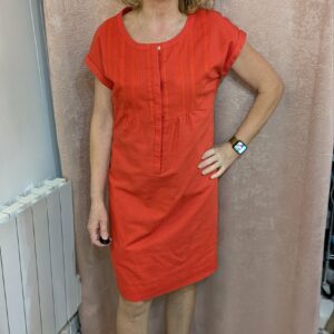 robe rouge corail ANNE WEYBURN taille 40