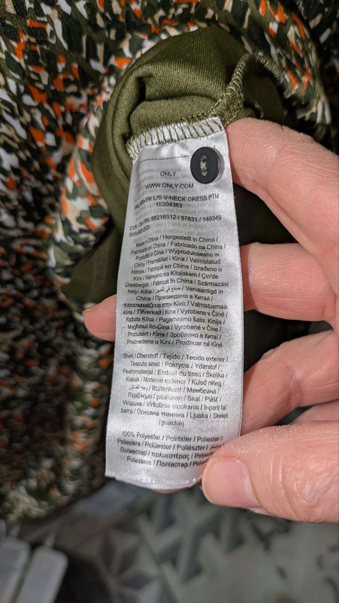 robe imprimé camouflage ONLY taille 44 – Image 5