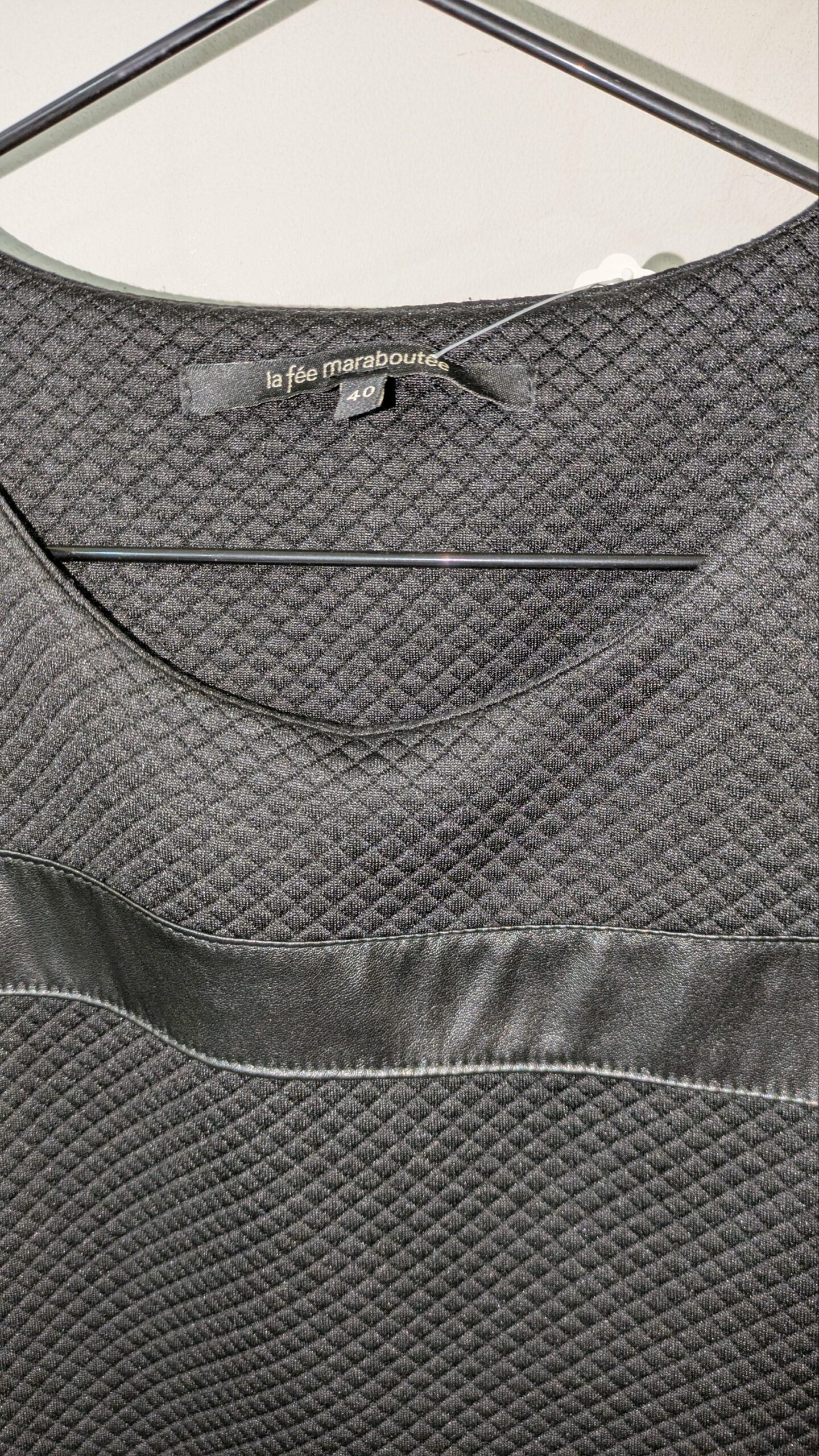 robe noire LA FÉE MARABOUTÉE taille 40 – Image 4