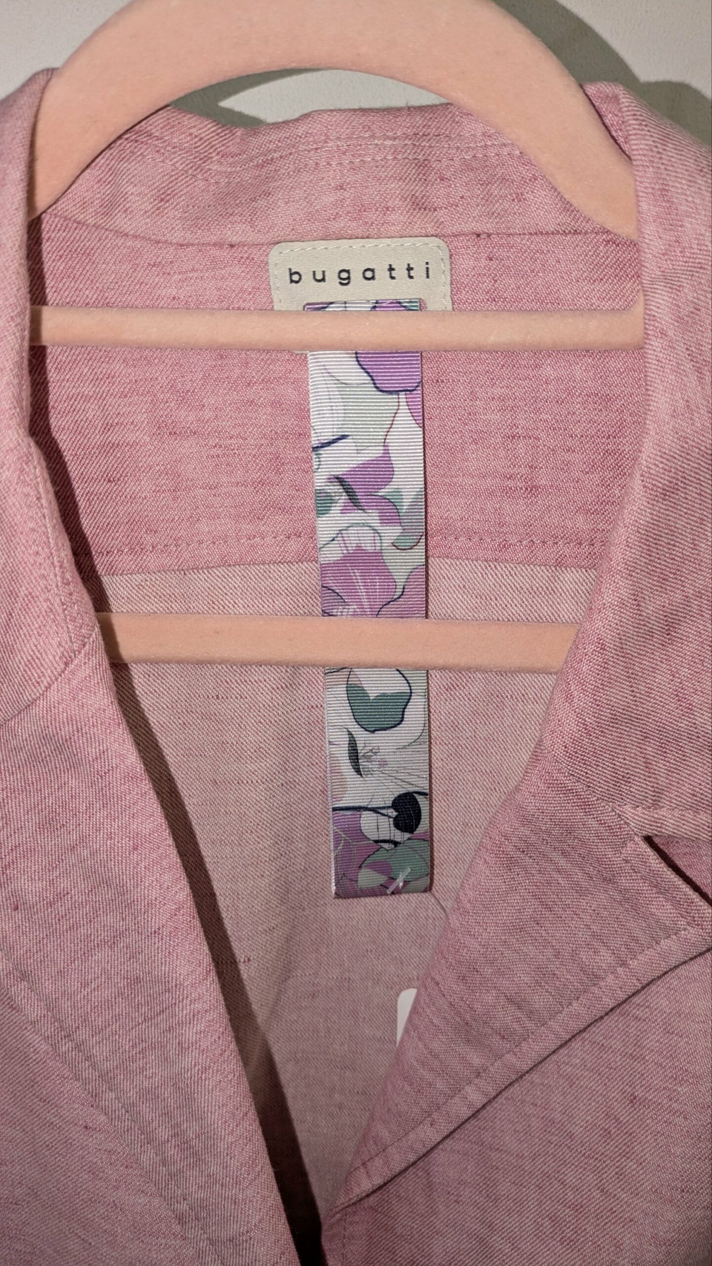 veste rose en lin BUGATTI taille 40 – Image 7