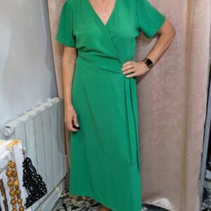 robe longue verte taille 40