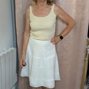 jupe blanche MADELEINE taille 40