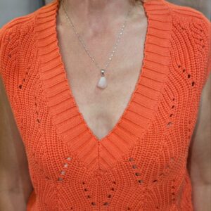 pull sans manches orange MARBLE taille 38