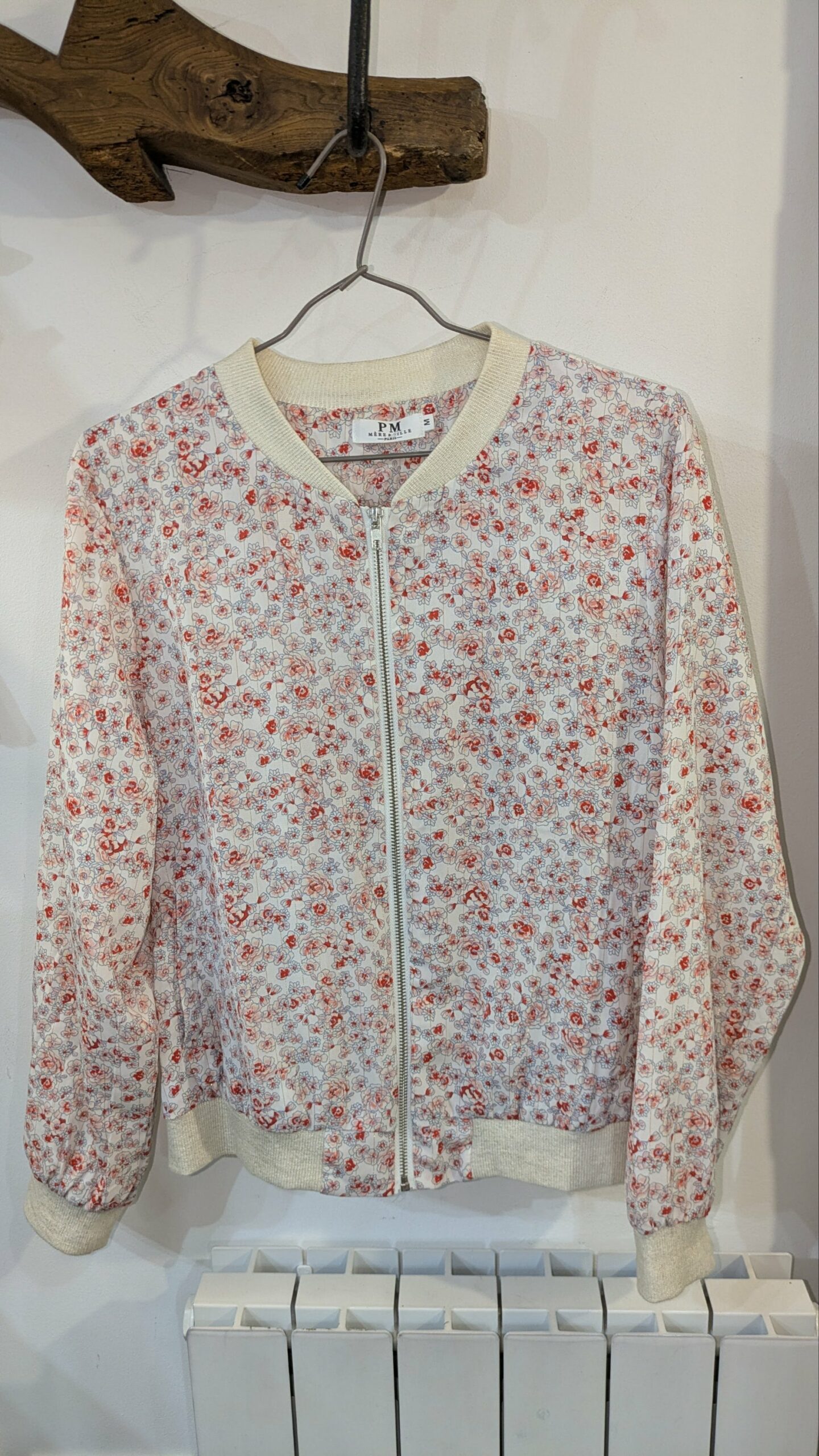 blouson fleuri MÈRE ET FILLE taille M – Image 8