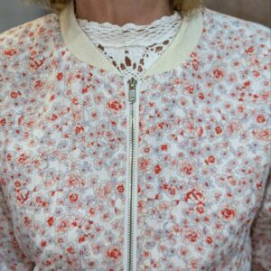 blouson fleuri MÈRE ET FILLE taille M