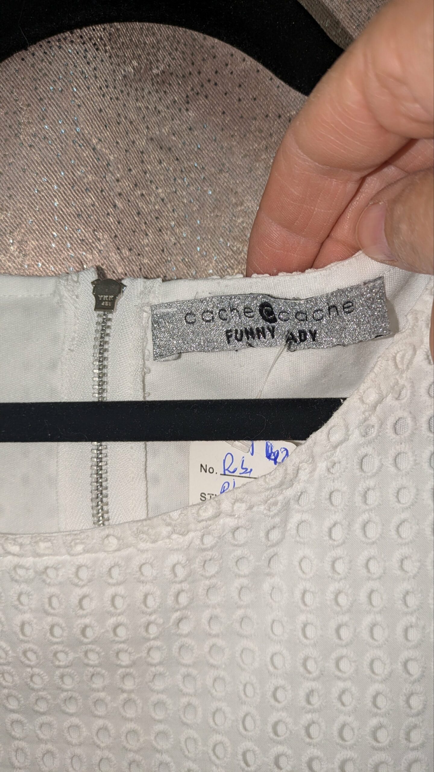 robe blanche CACHE CACHE taille 42/44 – Image 7