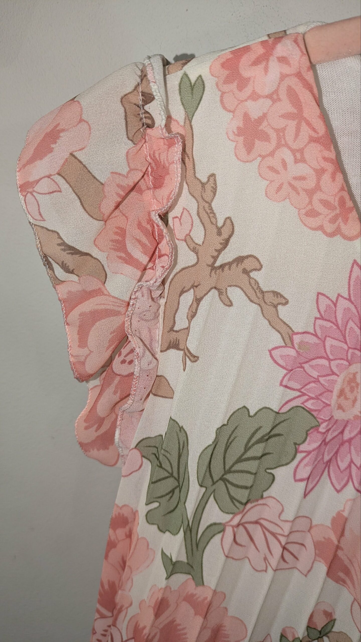 robe fleurie plissée ITALIAN STYLE taille 42/44 – Image 8