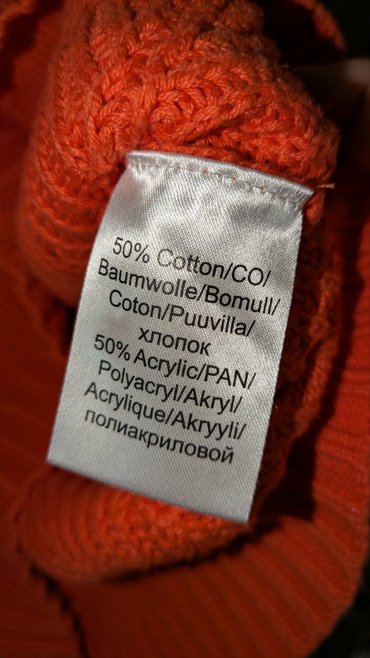 pull sans manches orange MARBLE taille 38 – Image 3