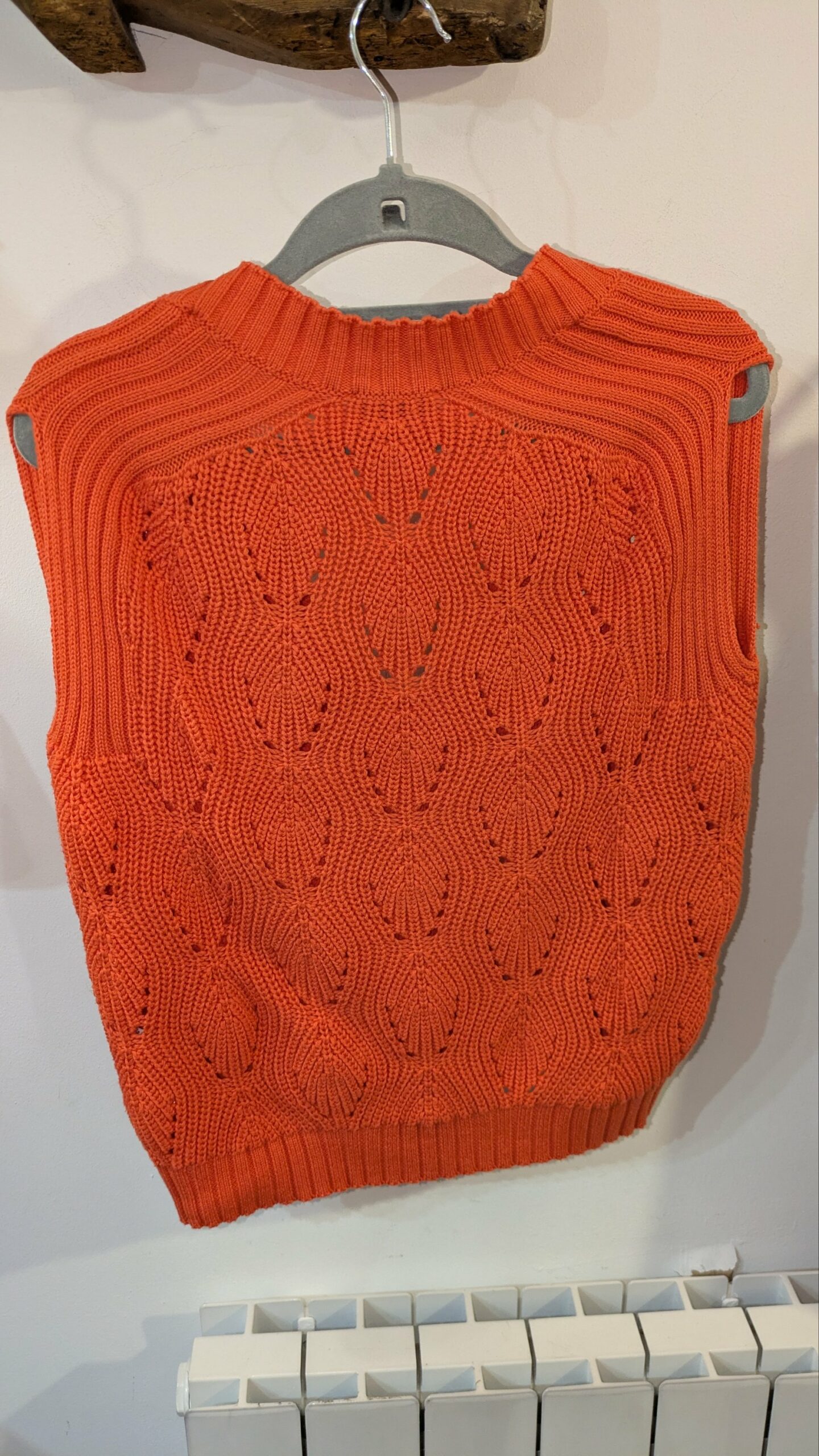 pull sans manches orange MARBLE taille 38 – Image 5